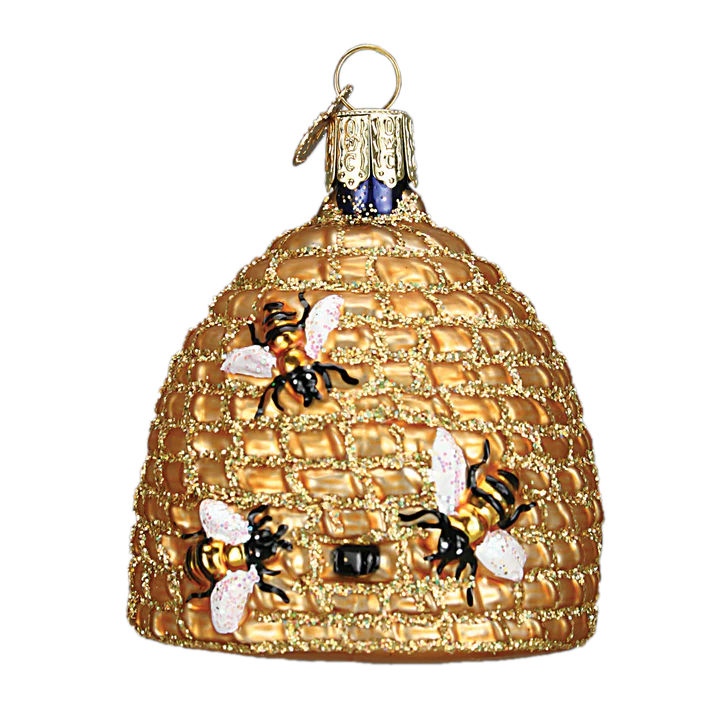 Bee Skep Ornament