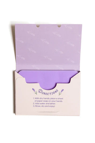 Lavender Paper Soap