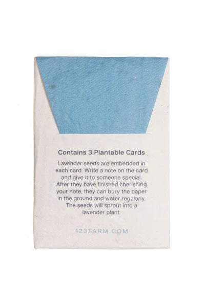Lavender Plantable Seed Cards