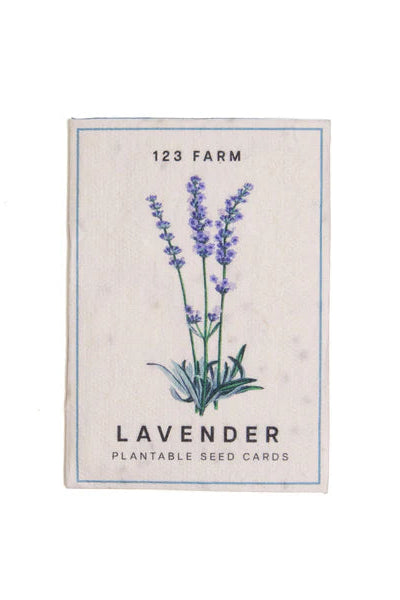 Lavender Plantable Seed Cards