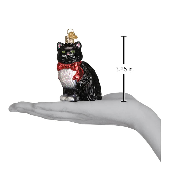 Tuxedo Kitty Ornament