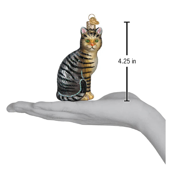 Tabby Cat Ornament