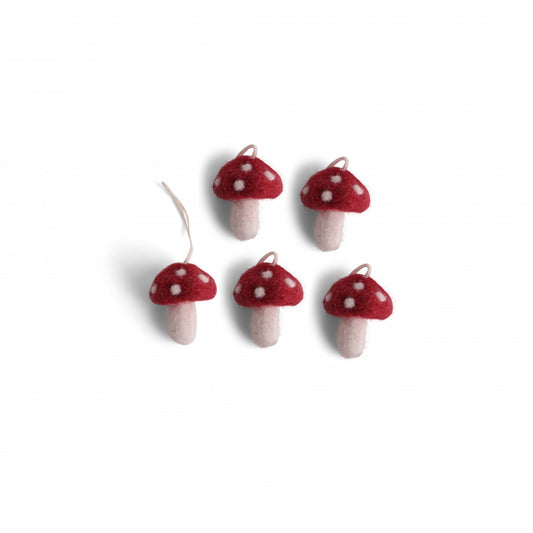 Mini Mushrooms Red - Individual