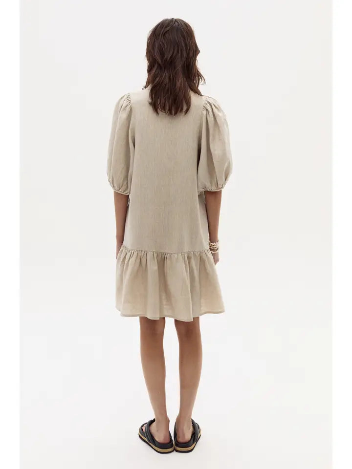 Carmela Linen Dress