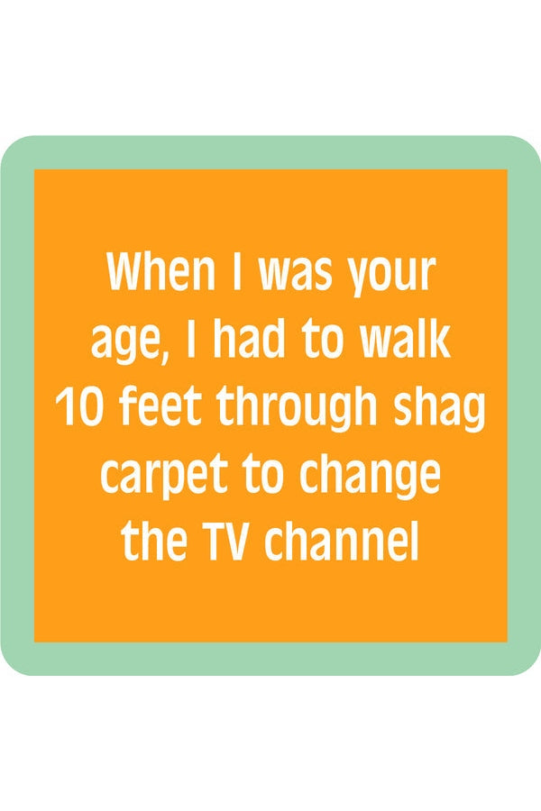 Shag Carpet Coaster