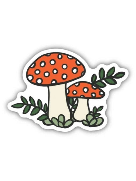 Red Mushrooms Sticker