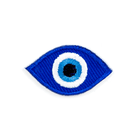 Evil Eye Embroidered Sticker Patch