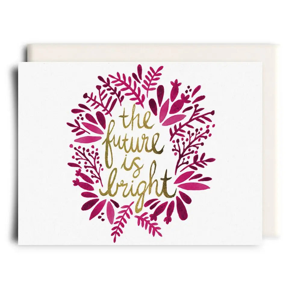 The Future Is Bright | Graduation Greeting Card