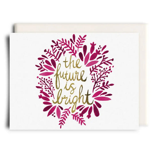The Future Is Bright | Graduation Greeting Card