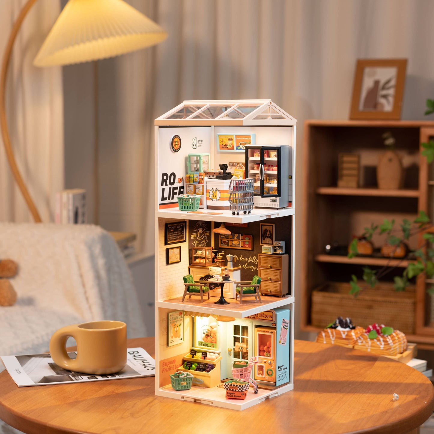 DIY Miniature Model Kit: Energy Supply Store