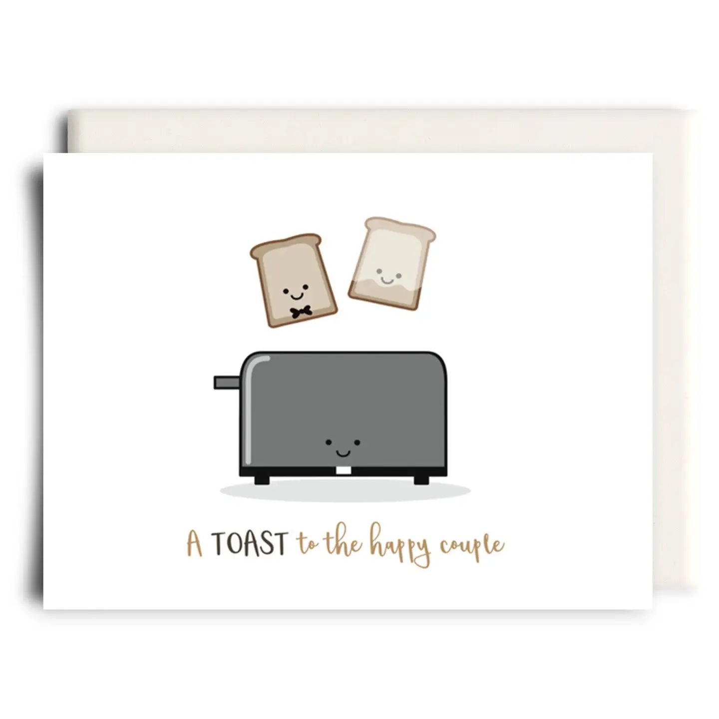 A Toast To The Happy Couple | Wedding Greeting Card