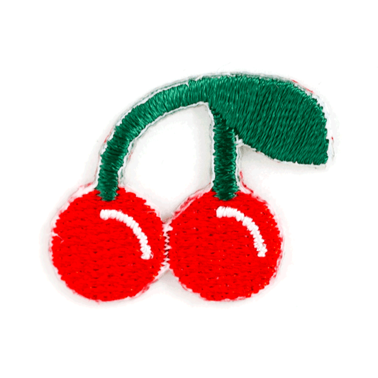 Cherry Embroidered Sticker Patch