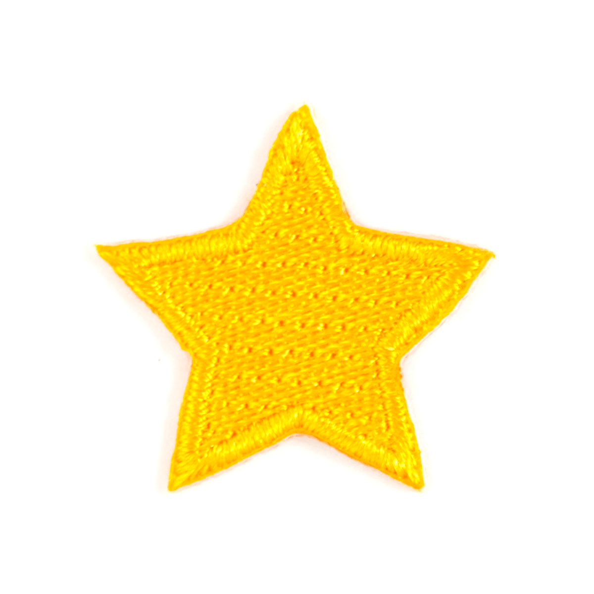 Gold Star Embroidered Sticker Patch