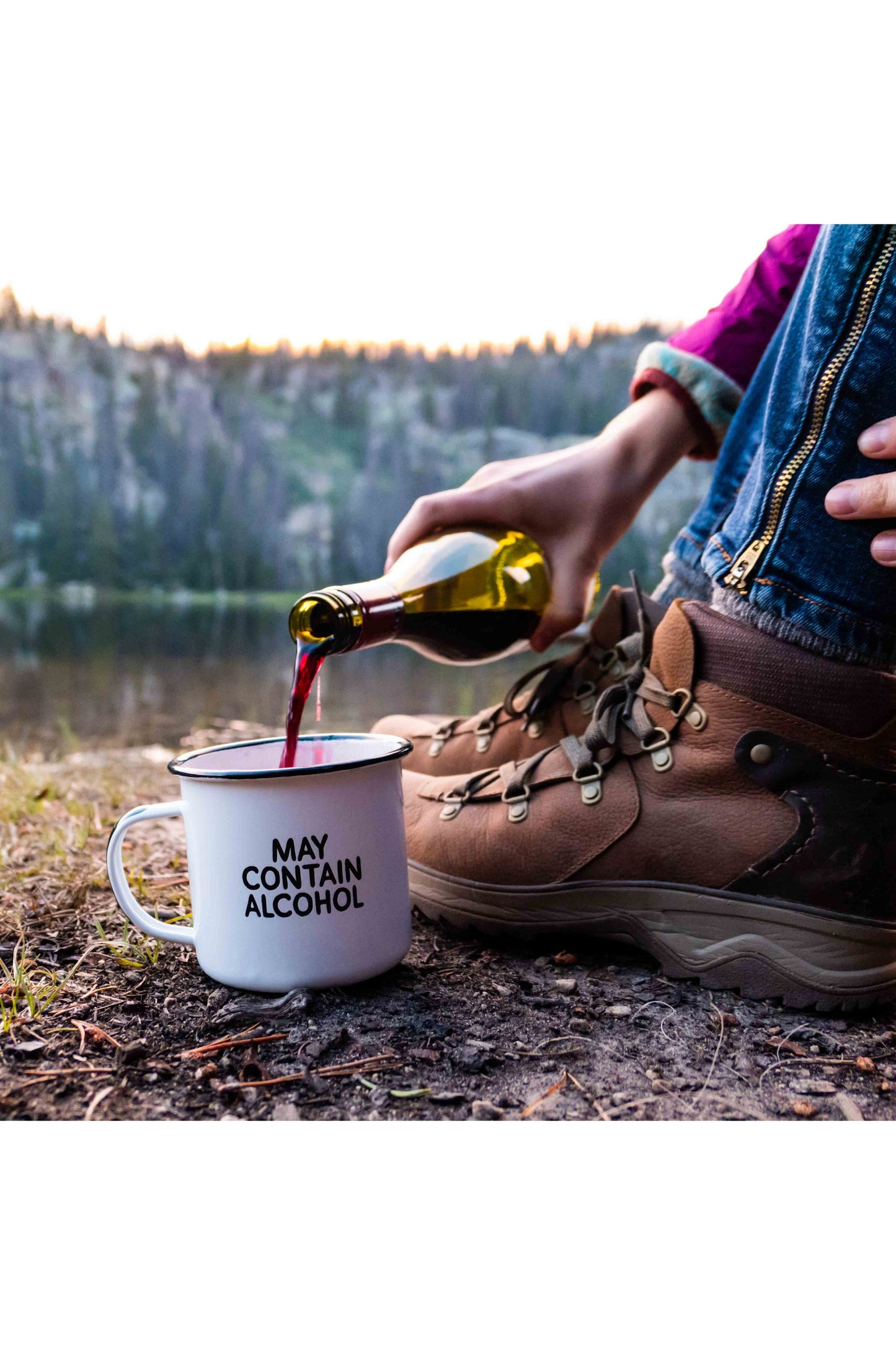 May Contain Alcohol | Enamel Mug