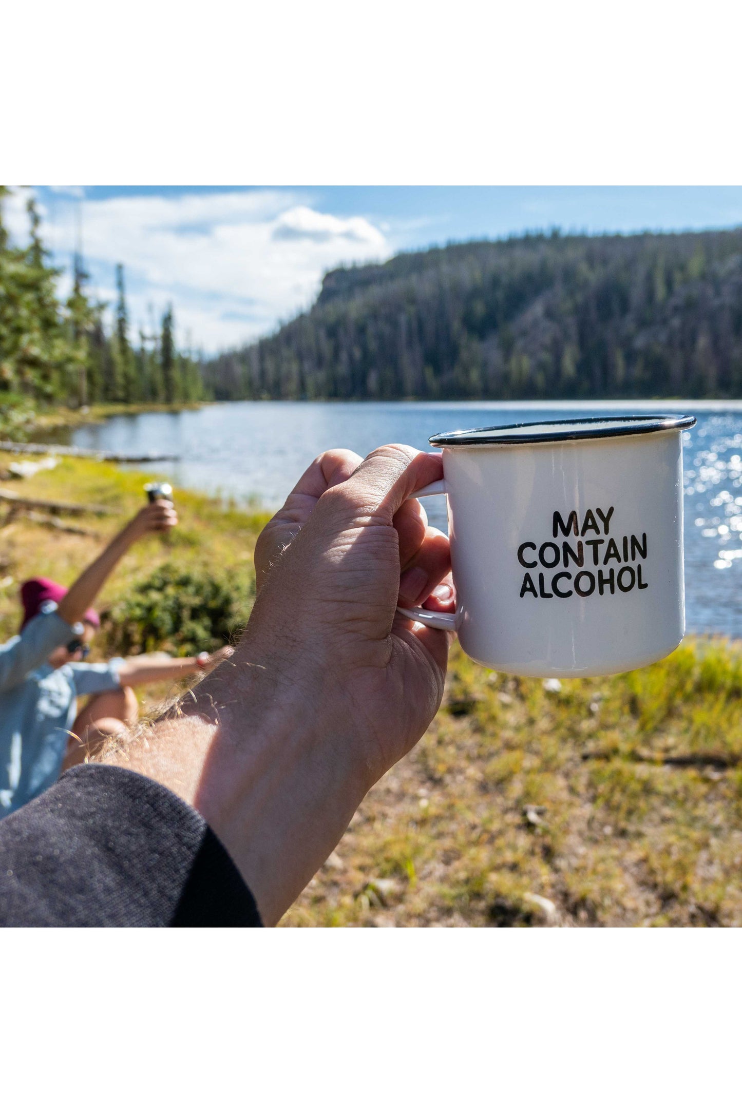 May Contain Alcohol | Enamel Mug