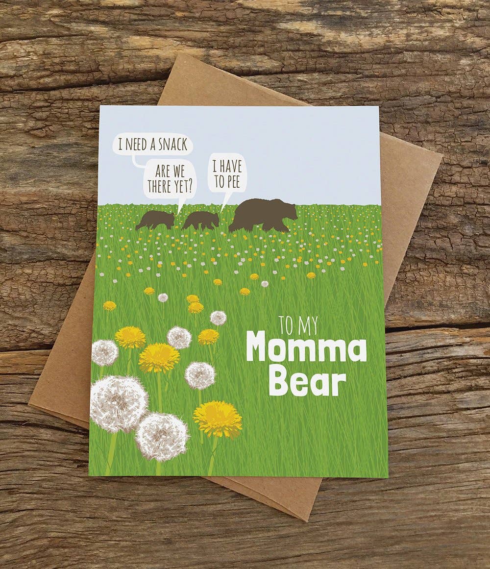 Momma Bear Mother's Day Card