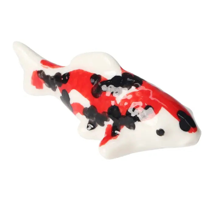 Japanese Koi Fish Porcelain Chopsticks Rest