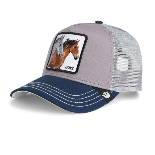 Goorin Bros The Boyz Trucker Hat | Gray/Navy
