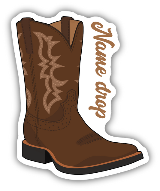 Kickin Boot Sticker