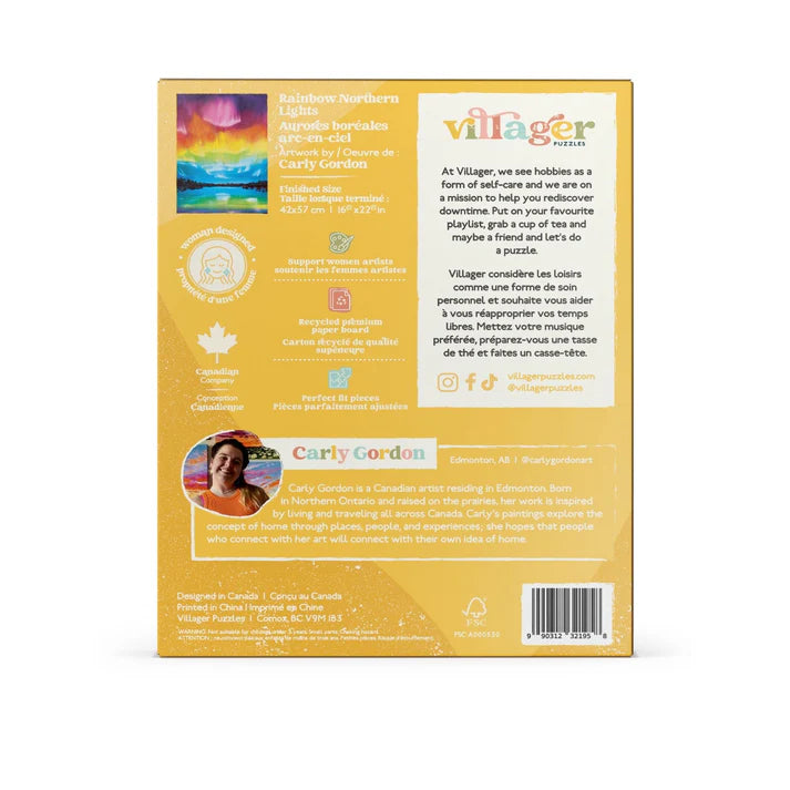 Rainbow Northern Lights | 500 Piece Puzzle