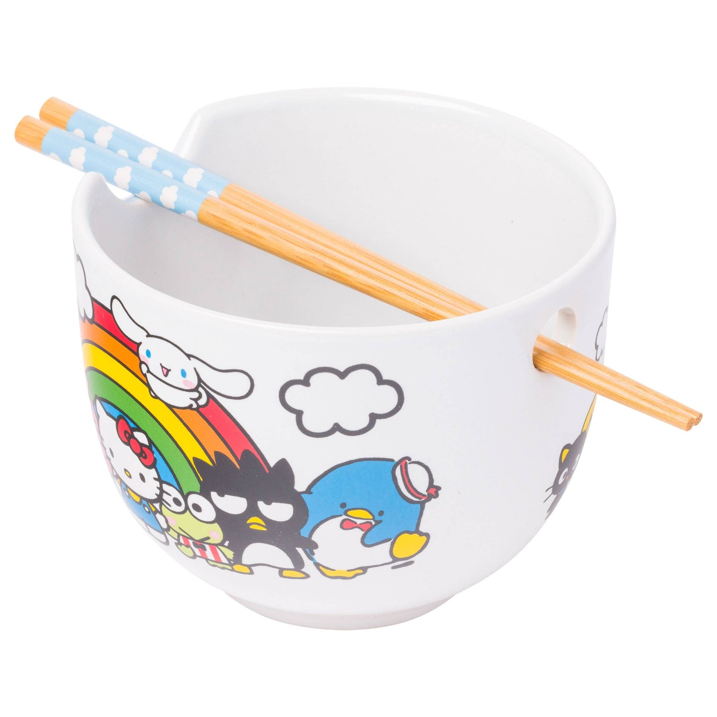 Hello Kitty and Friends Ramen Bowl with Chopsticks