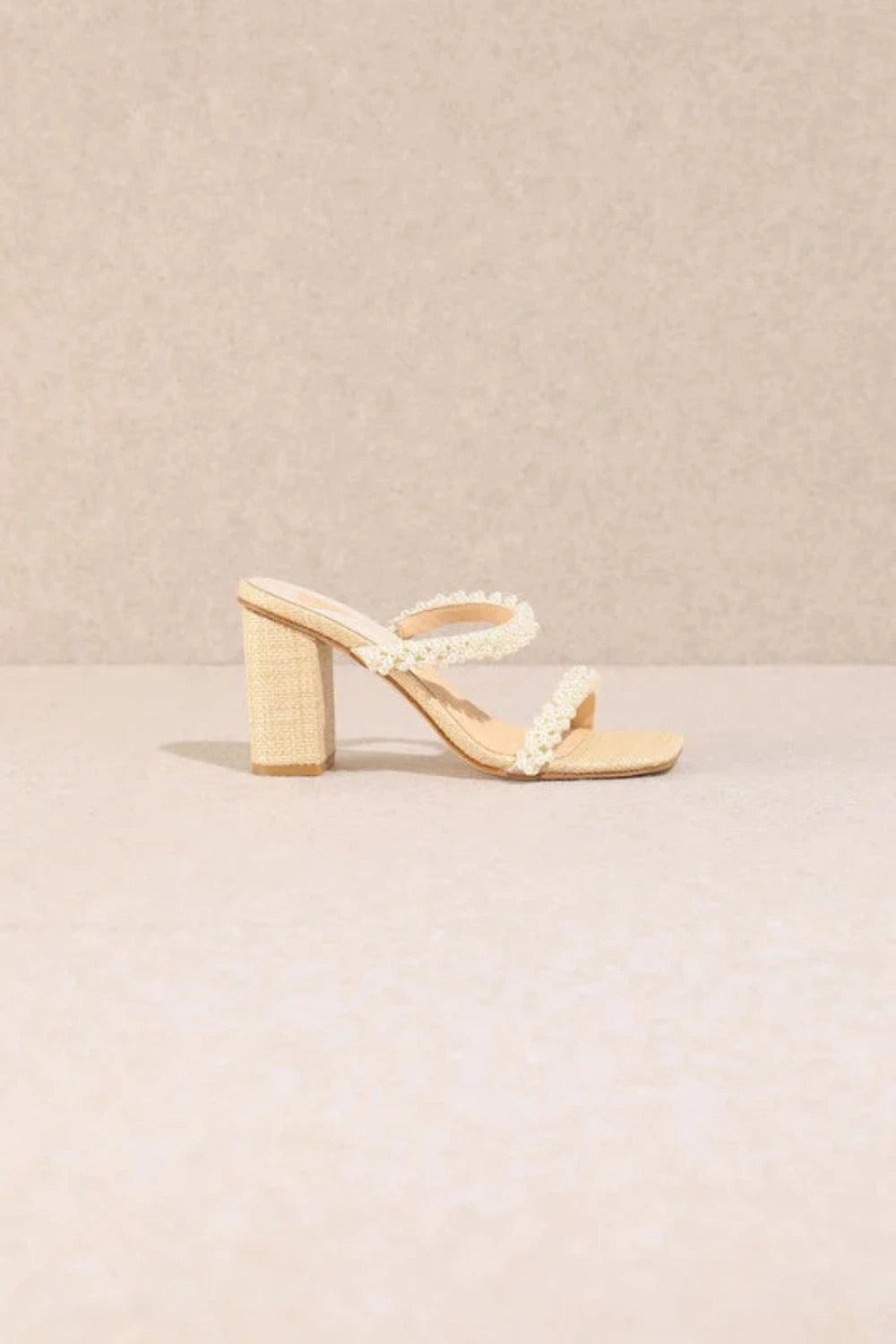 ARIEL Pearl High Heels | Off-White