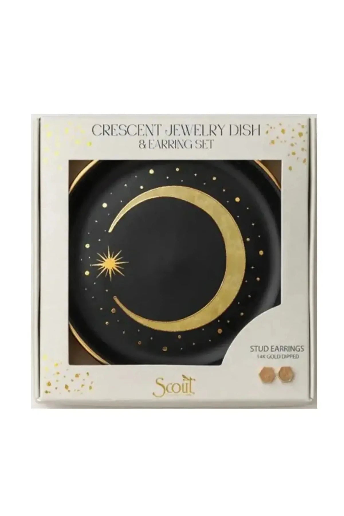 Jewelry Dish & Earring Set | Crescent