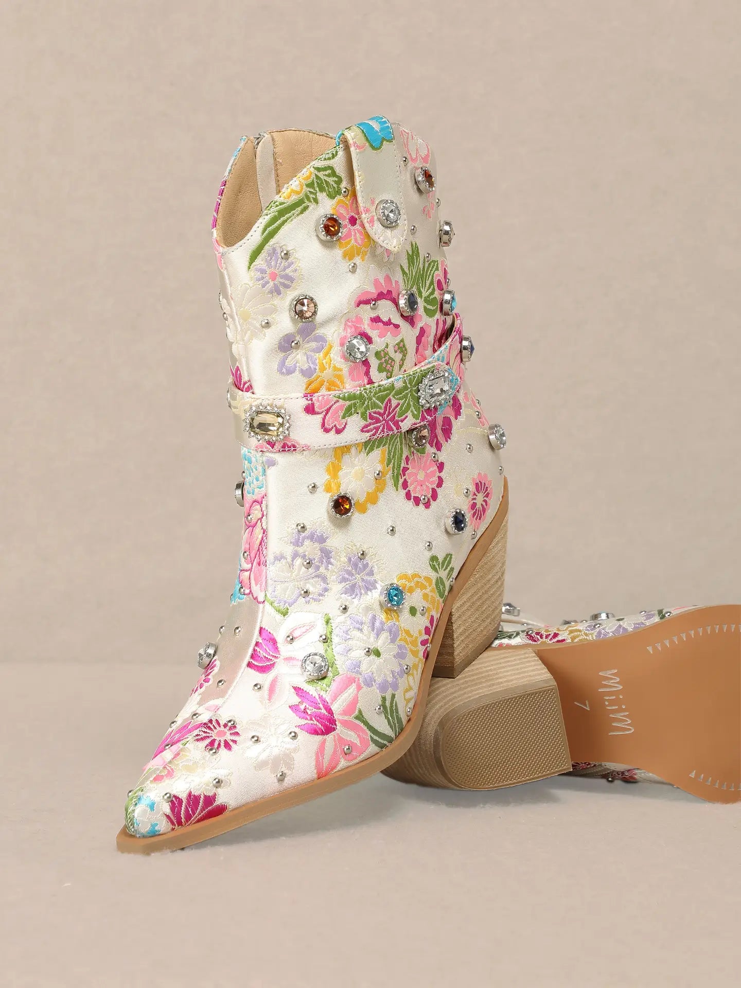 Florence Cowboy Boots | White