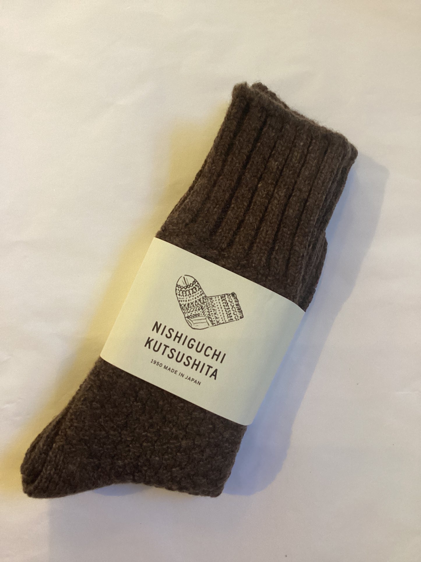 Nishiguchi Kutsushita Wool Cotton Boot Socks