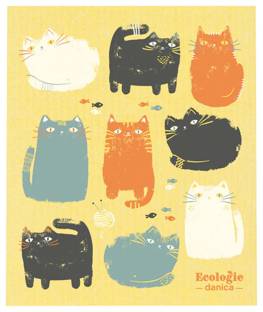 Purrfect Pals Swedish Sponge Cloth