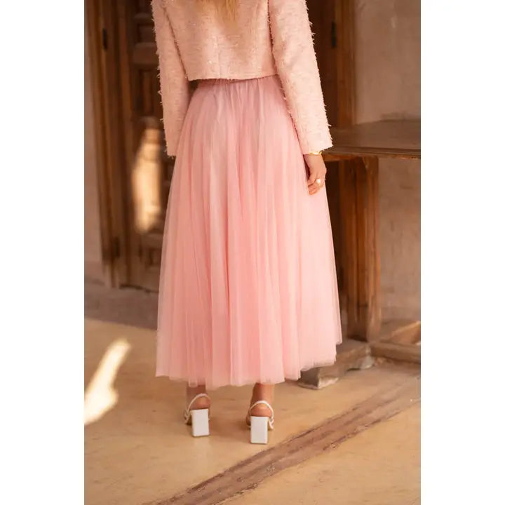 Aria Long Tulle Skirt