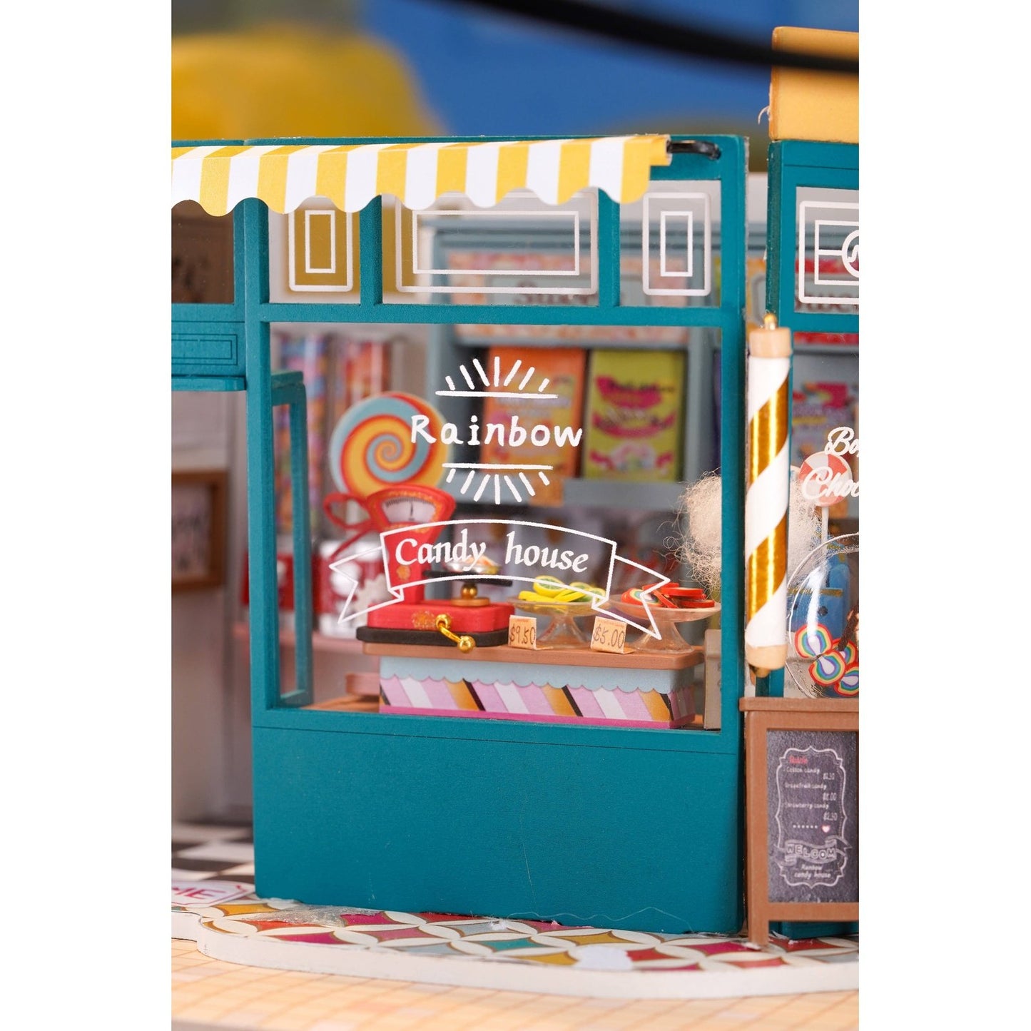 DIY Miniature Model Kit: Rainbow Candy House