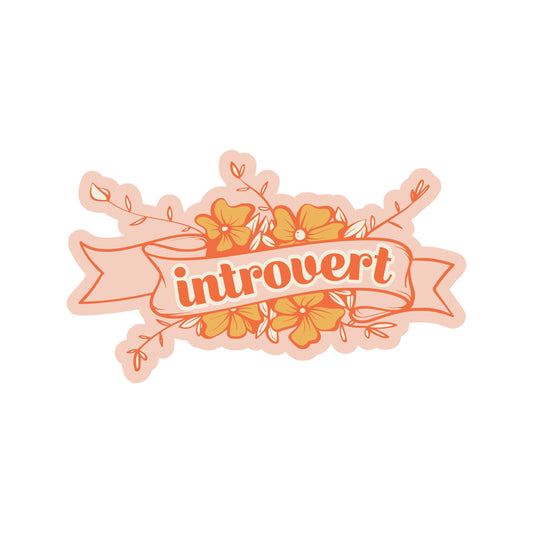 Introvert Identity Personality High Quality Vinyl Sticker