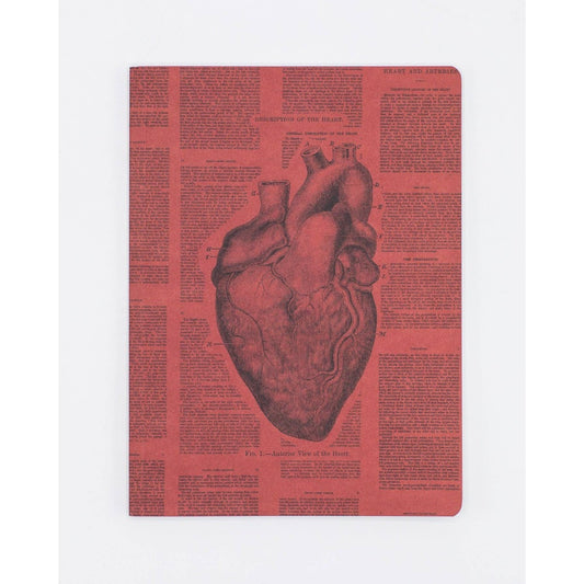 Anatomical Heart Softcover Notebook | Lined