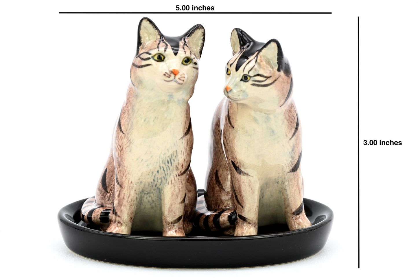 Tabby Cat Salt and pepper Shakers