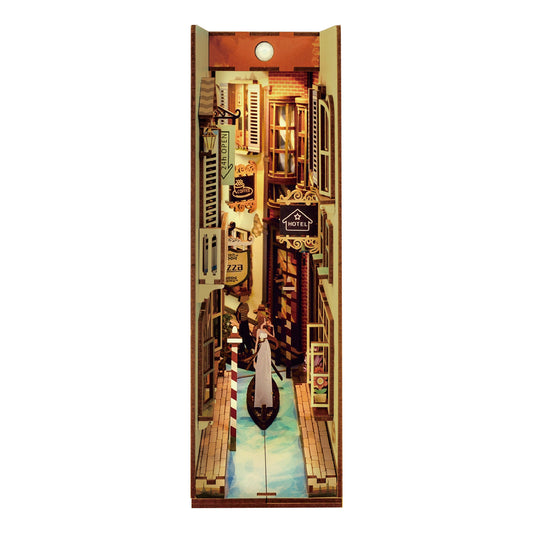 DIY Miniature Model Book Nook Kit: Travel in Venice