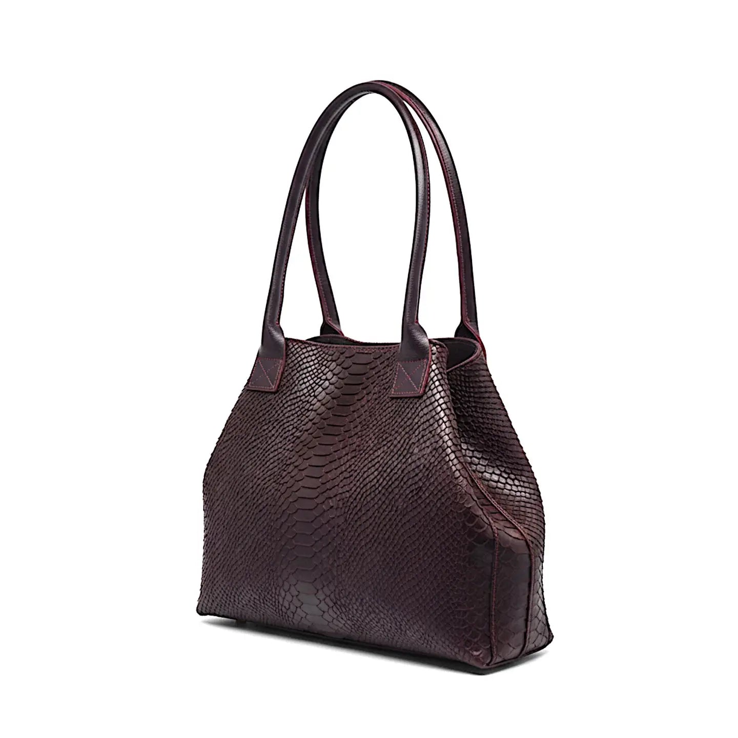 Lola – Italian Python-Embossed Leather Bag