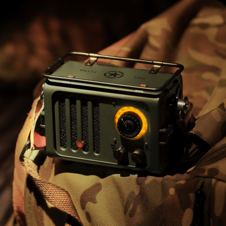 MUZEN Wild Jeep Portable FM Radio & Bluetooth Speaker