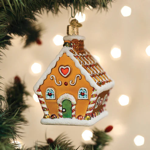 Sweet Gingerbread Cottage Ornament