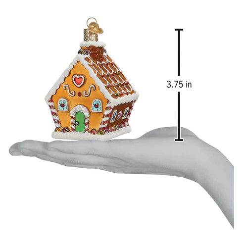 Sweet Gingerbread Cottage Ornament