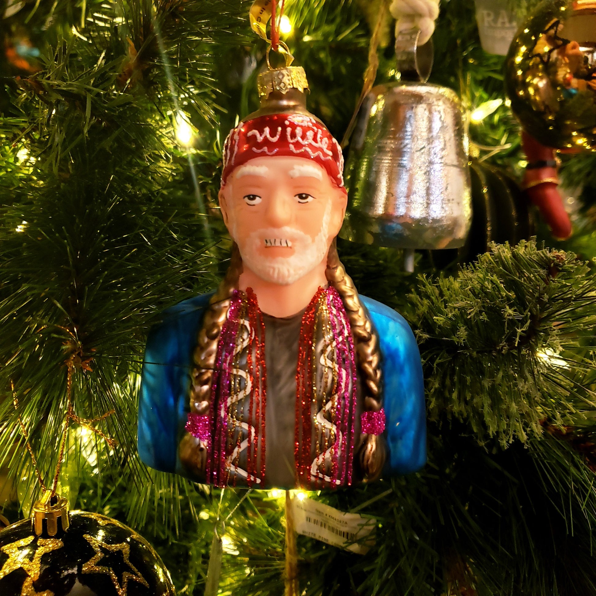 Willie Nelson Ornament