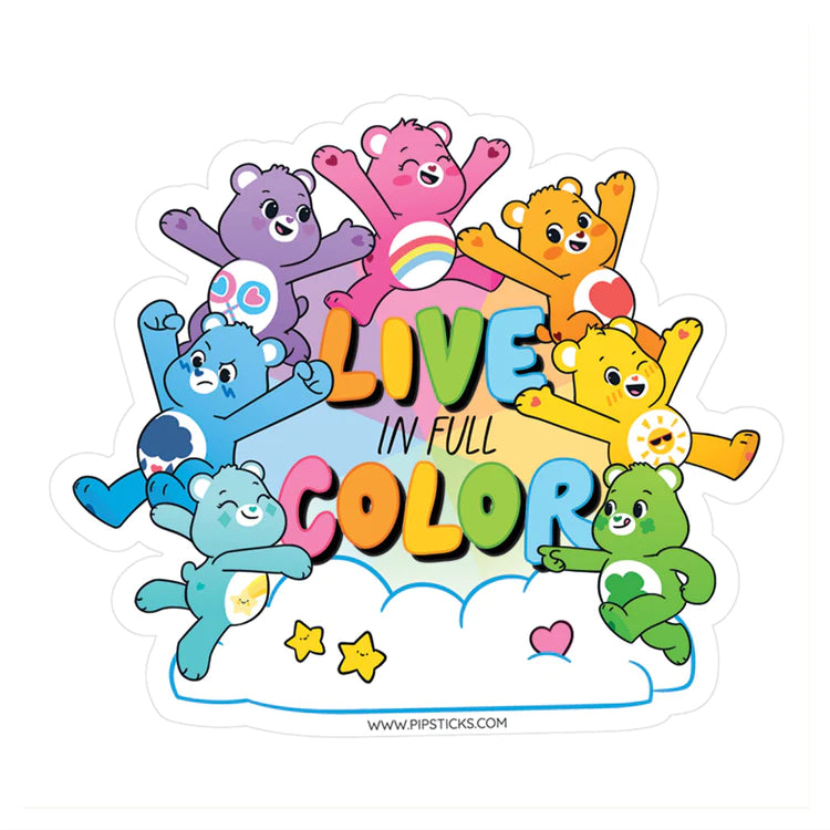 Care Bears Live In Full Color Vinyl Sticker