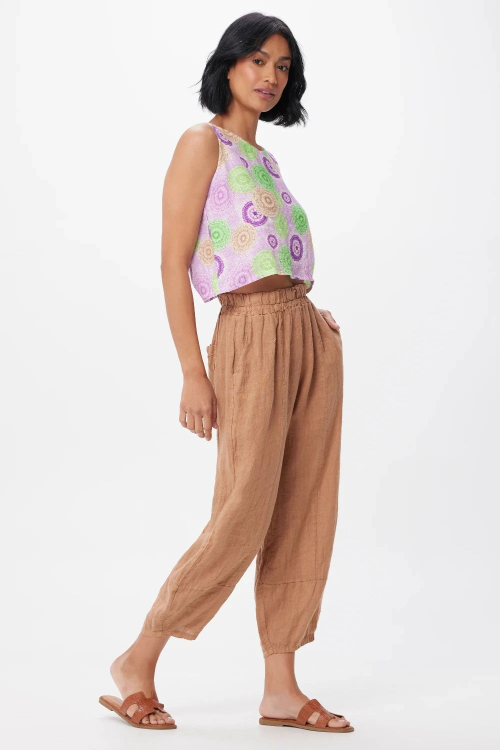 Sicily Linen Balloon Pants