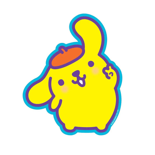 Pompompurin Peace Sign Vinyl Sticker