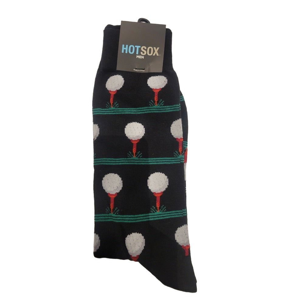 HOTSOX Men's Golf Ball Crew Socks