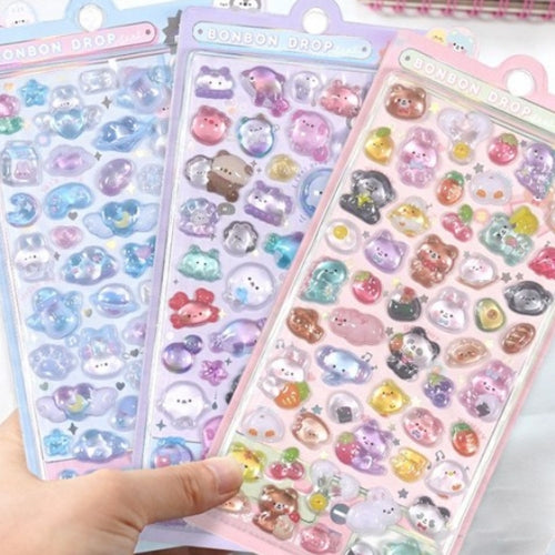 Bon Bon Drop 3D Stickers Cool