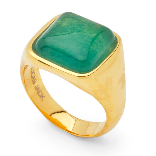 Blue Green Quartz RIng