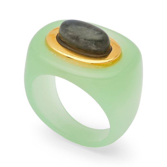 Aqua Resin Ring