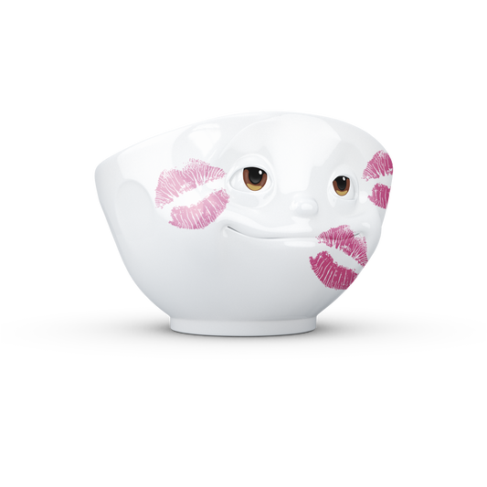 16 Oz. Limited Edition Bowl with Colorful Eyes & Kiss Marks