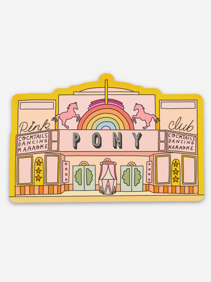 Pink Pony Club Sticker (Chappell Roan)